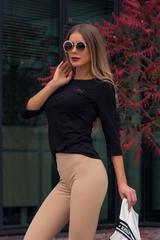 Alessa Everyday блуза с 3/4 ръкав - черно - Изображение 1