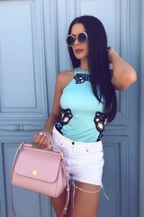 Fashion gift Top - mentă - Imagine 1
