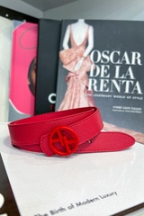 Alessa logo cureaua rosie - îngustă cu cataramă roșie - Imagine 2