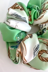 All I Want Is A Yacht Scrunchie mare - Green print - Imagine 2