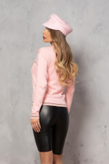 Elite Embrace Пуловер От Плетиво - Pink - Изображение 4