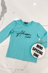 Alessa mini μπλούζα με μακρύ μανίκι - μέντα - Εικόνα 1