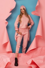 Alessa Religion Панталон От Плетиво - Sweet Pink - Изображение 7