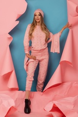Alessa Religion Панталон От Плетиво - Sweet Pink - Изображение 6