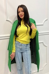 Alessa Hug Пуловер От Плетиво - Yellow - Изображение 1
