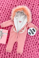 Alessa mini Combinezon din tricotaj pink - Imagine 3