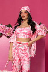 Trendsetter Icon Дълъг Панталон - Pink - Изображение 4