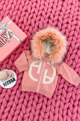 Alessa mini Лого Жилетка От Плетиво - pink - Изображение 6