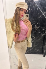 Pleasure To Wear Блуза С 3/4 Ръкав - Light Pink - Изображение 3