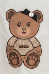 Alessa Bear Mini T-Shirt от Памук - Екрю - Изображение 5