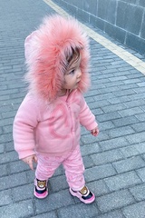 Alessa mini яке от плетиво - Candy Pink - Изображение 2