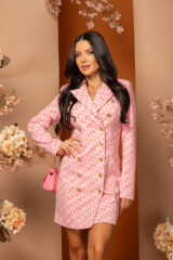 Dazzle Delight Блейзър-Рокля - Pink - Изображение 6