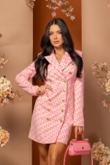 Dazzle Delight Блейзър-Рокля - Pink - Изображение 12