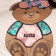 Flower Crown Bear T-shirt - екрю с розово - Изображение 30