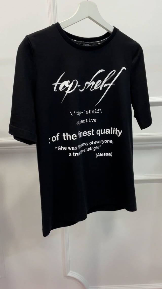 Top-Shelf T-Shirt - Черна - Изображение 2
