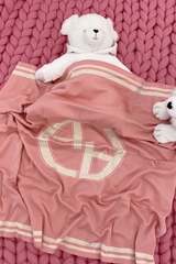 Alessa mini Лого Одеяло От Плетиво - pink - Изображение 2
