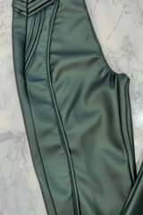 Feeling frisky панталон с висока талия - зелен - Изображение 2