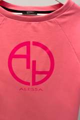 Alessa logo рокля - розов неон - Изображение 2