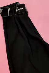 Steal my style Панталон с подвижен колан - Черен - Изображение 2