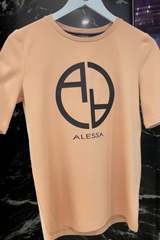 Alessa logo t-shirt - nude - Изображение 2